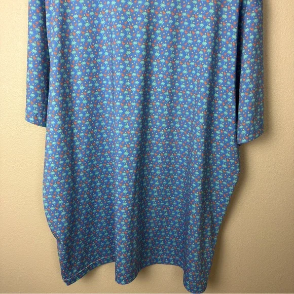 Rhoback Men’s The Snowbird Palm Tree & Flamingos Golf Polo - Picture 8 of 8